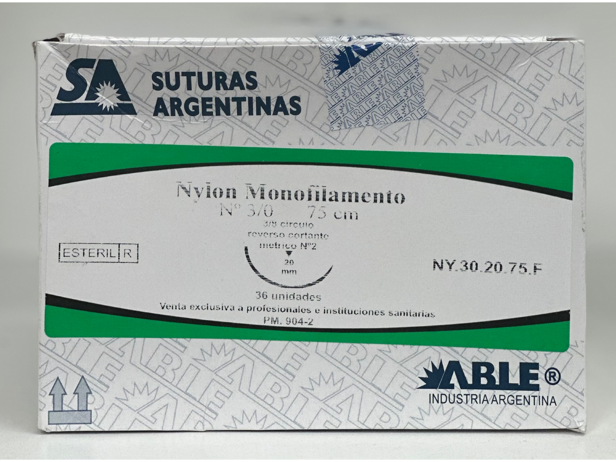 NYLON MONOFILAMENTO 3-0 NY.30.20.75