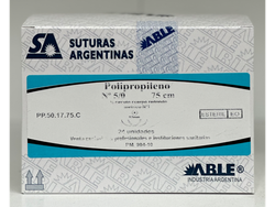 POLIPROPILENO 5-0 PP.50.17.75