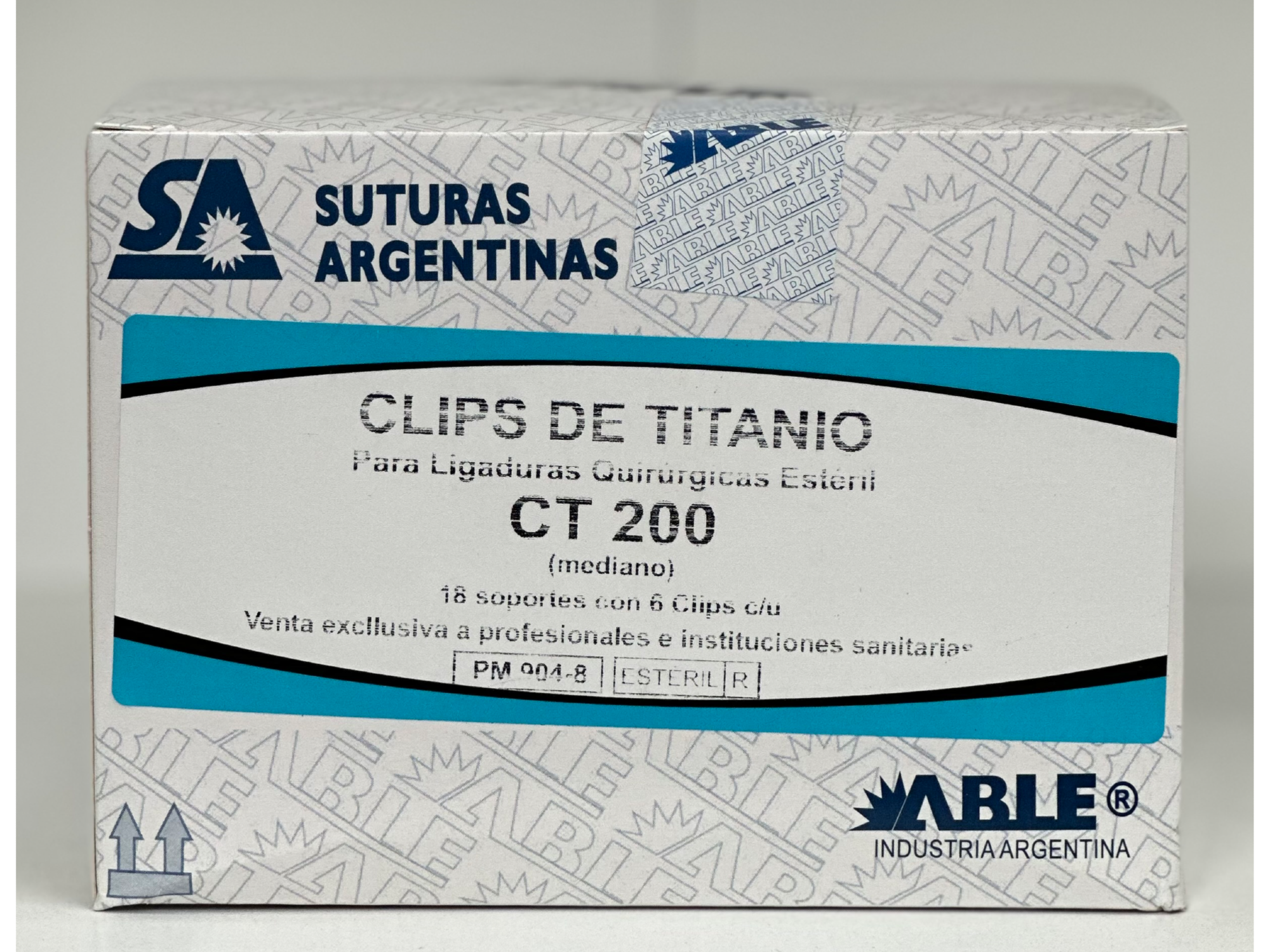 CLIPS DE TITANIO  MEDIANO - ABLE CT200 (BLISTER CERR X 6)