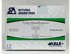NYLON MONOFILAMENTO 8-0 NY.80.6,5.30
