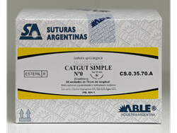 CATGUT SIMPLE N° 0 CS.0.35.70 C/A