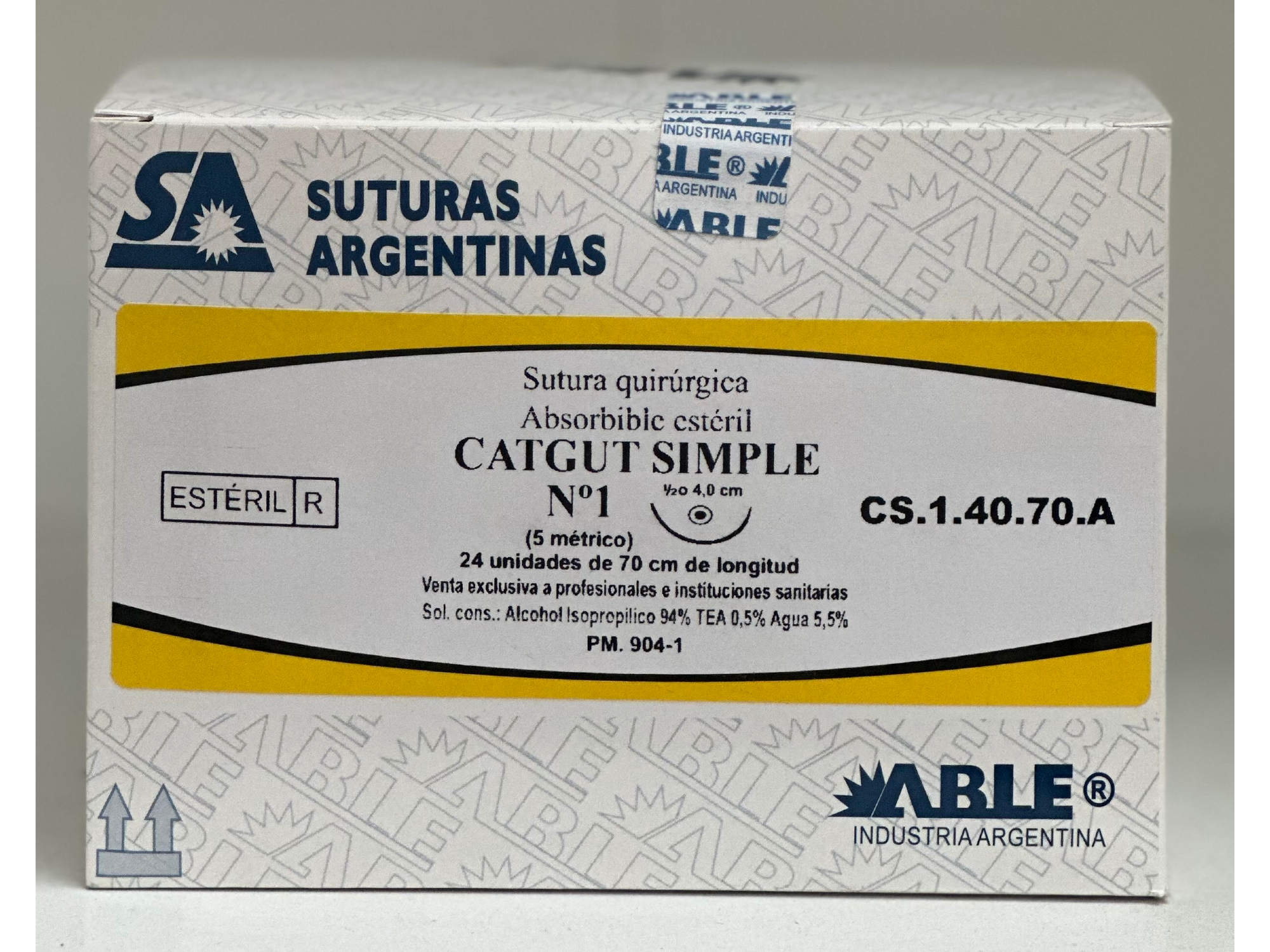 CATGUT SIMPLE N° 1 CS.1.40.70 C/A