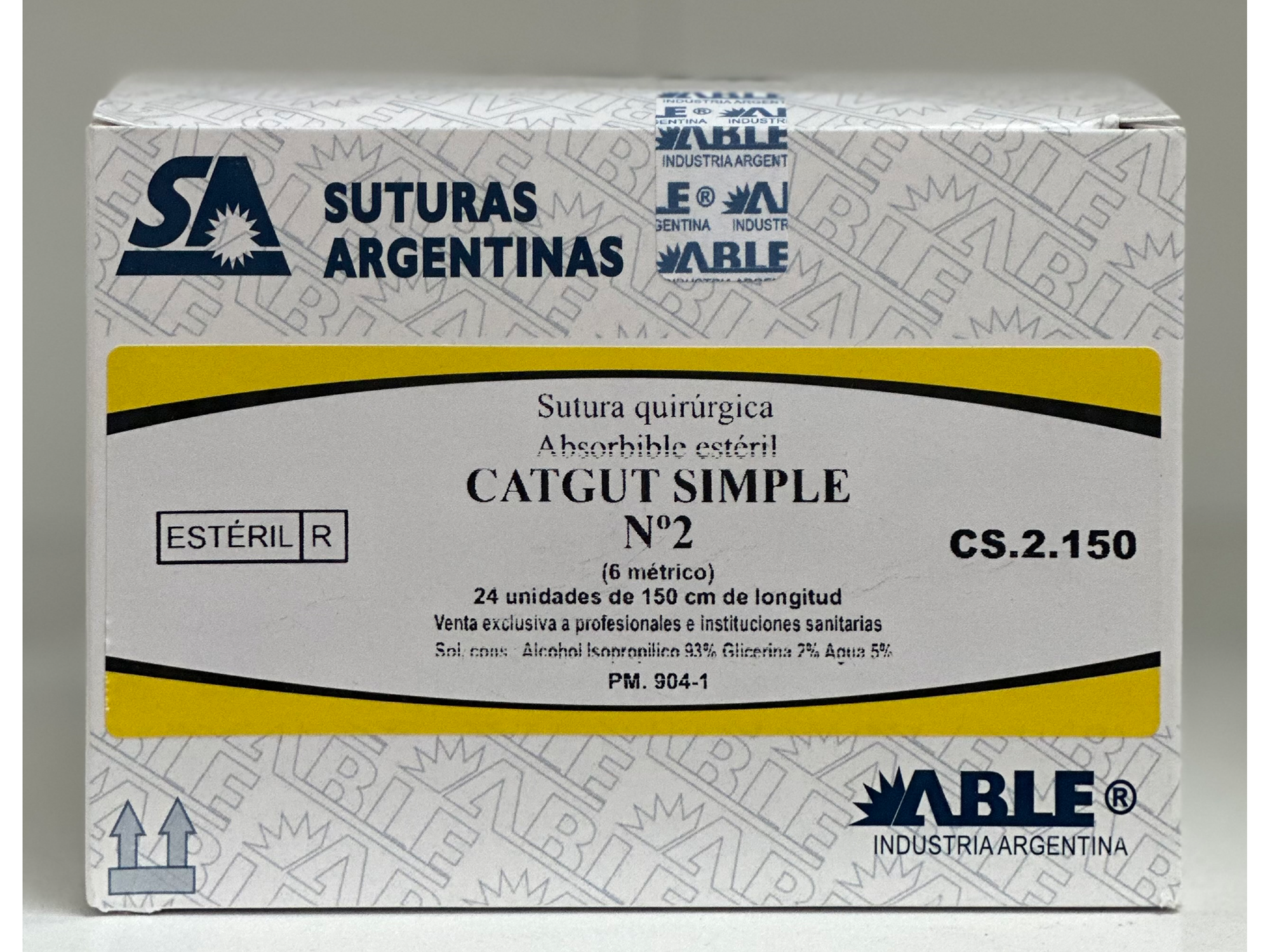 CATGUT SIMPLE N° 2 CS.2.150 S/A