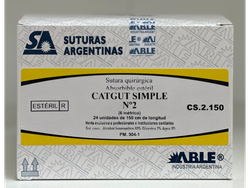 CATGUT SIMPLE N° 2 CS.2.150 S/A