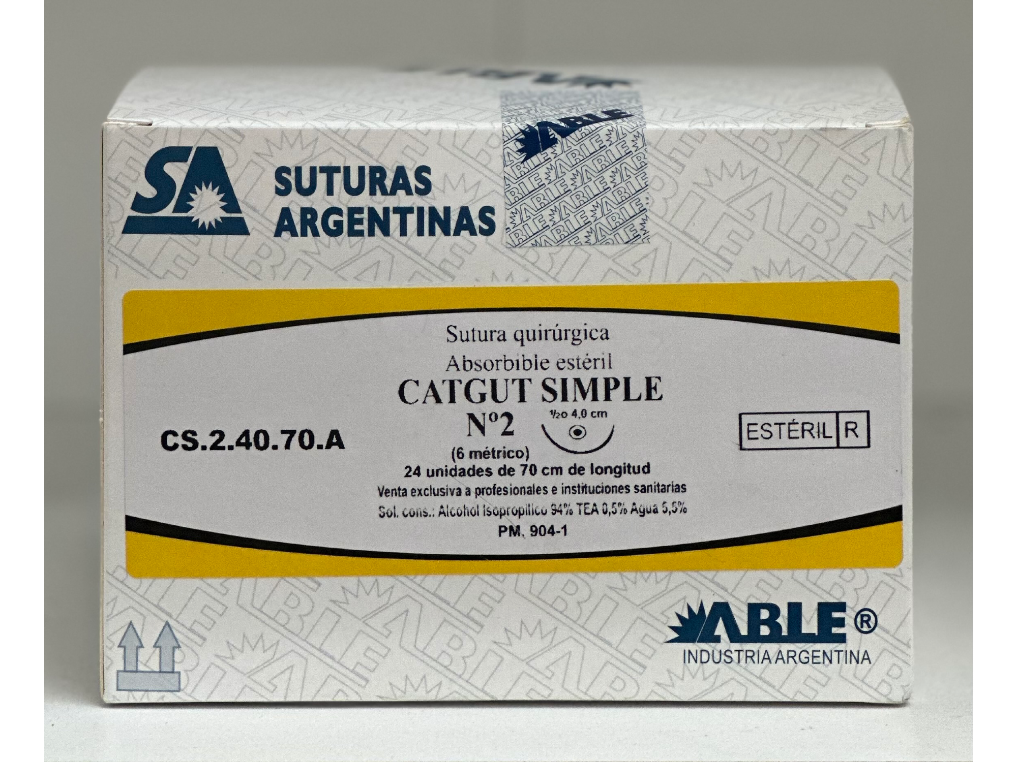 CATGUT SIMPLE N° 2 CS.2.40.70 C/A