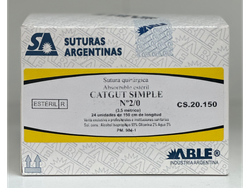CATGUT SIMPLE N° 2-0 CS.20.150 S/A