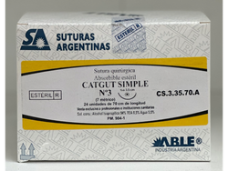 CATGUT SIMPLE N° 3 CS.3.35.70 C/A