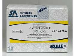 CATGUT SIMPLE N° 3 CS.3.40.70 C/A