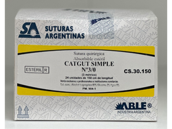 CATGUT SIMPLE N° 3-0 CS.30.150 S/A