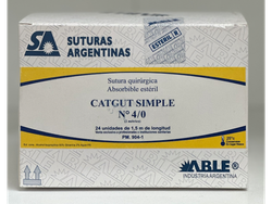 CATGUT SIMPLE N° 4-0 CS 40.150 S/A