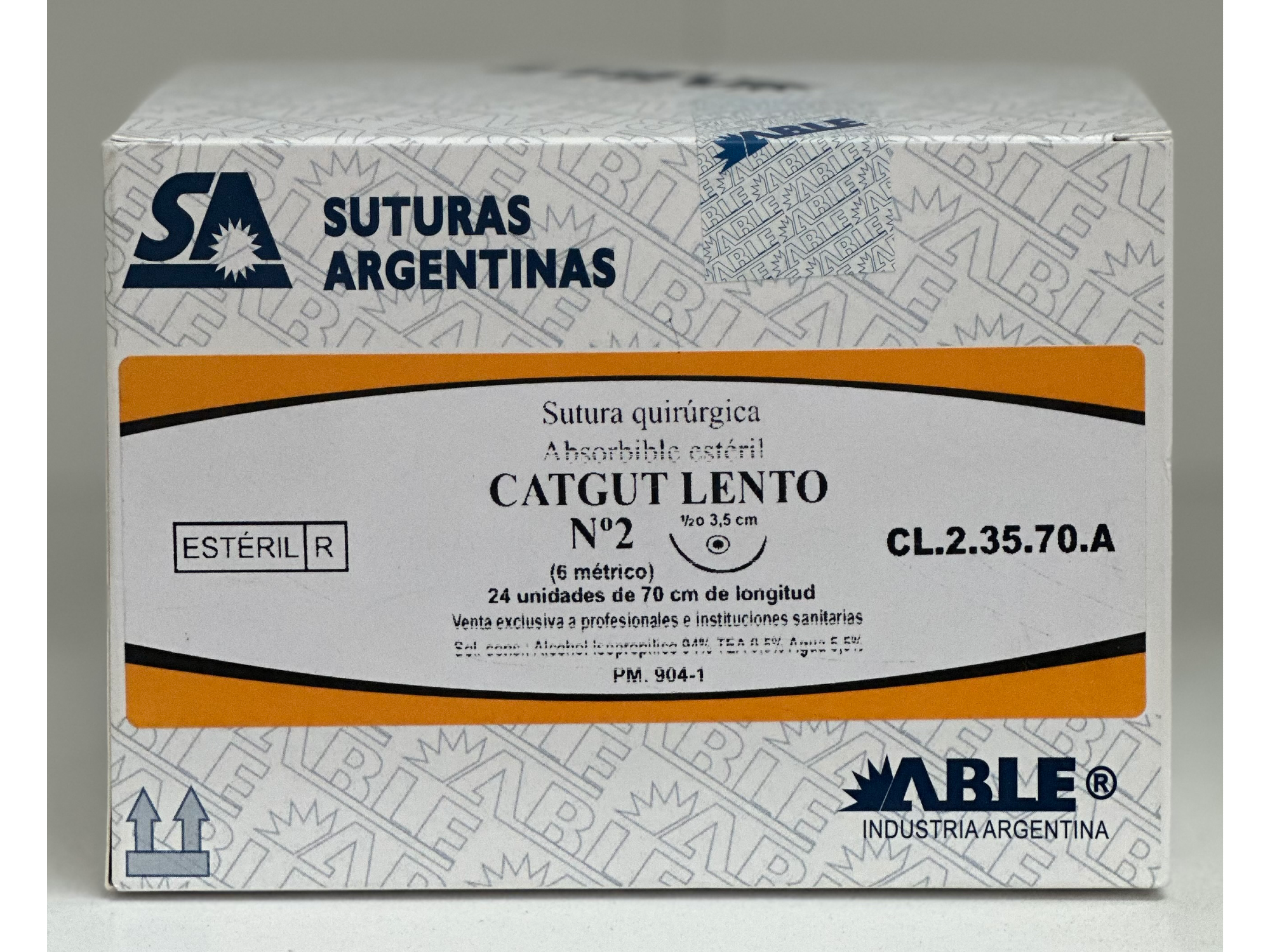 CATGUT LENTO N° 2 AL.2.35.70 C/A