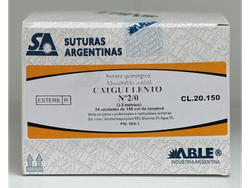 CATGUT LENTO N° 2-0 CL.20.150 S/A T.20L