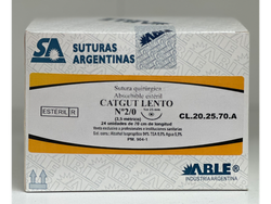 CATGUT LENTO N° 2-0 CL.20.25.70 C/A
