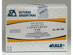 CATGUT LENTO N° 3-0 CL.30.150 S/A
