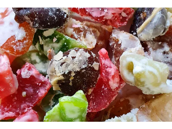 FRUTA GLASEADA X KG