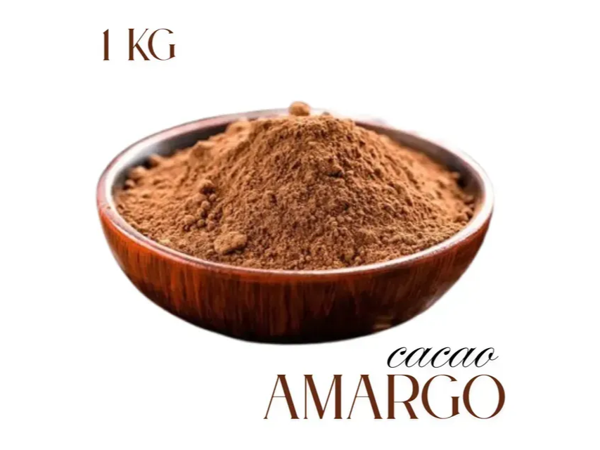 CACAO AMARGO X 1 KG PREMIUM POLVO