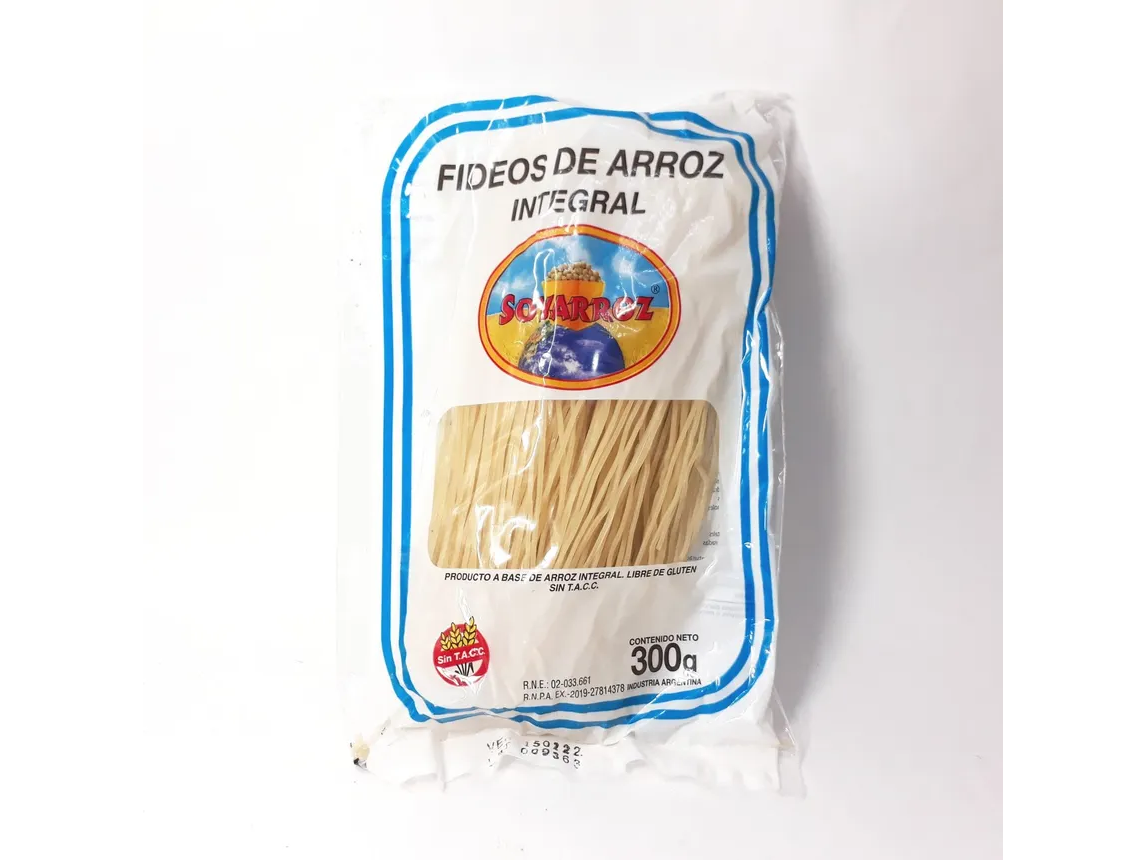 FIDEO DE ARROZ INTEGRAL      X350GR