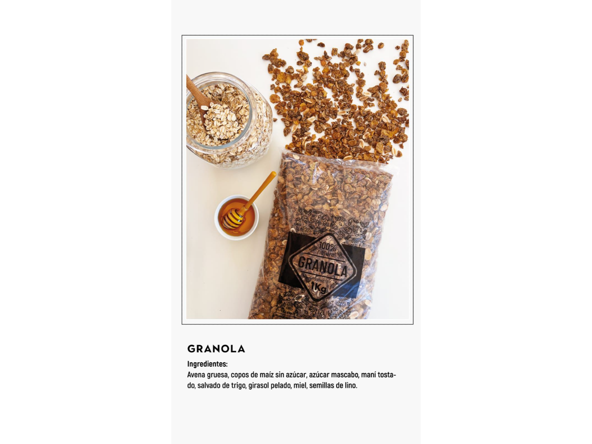 GRANOLA SIMPLE HORNEADA X 1K