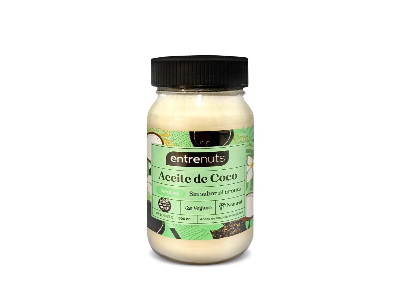 ACEITE DE COCO X 360ML NEUTRO FRASCO ENTRENUTS
