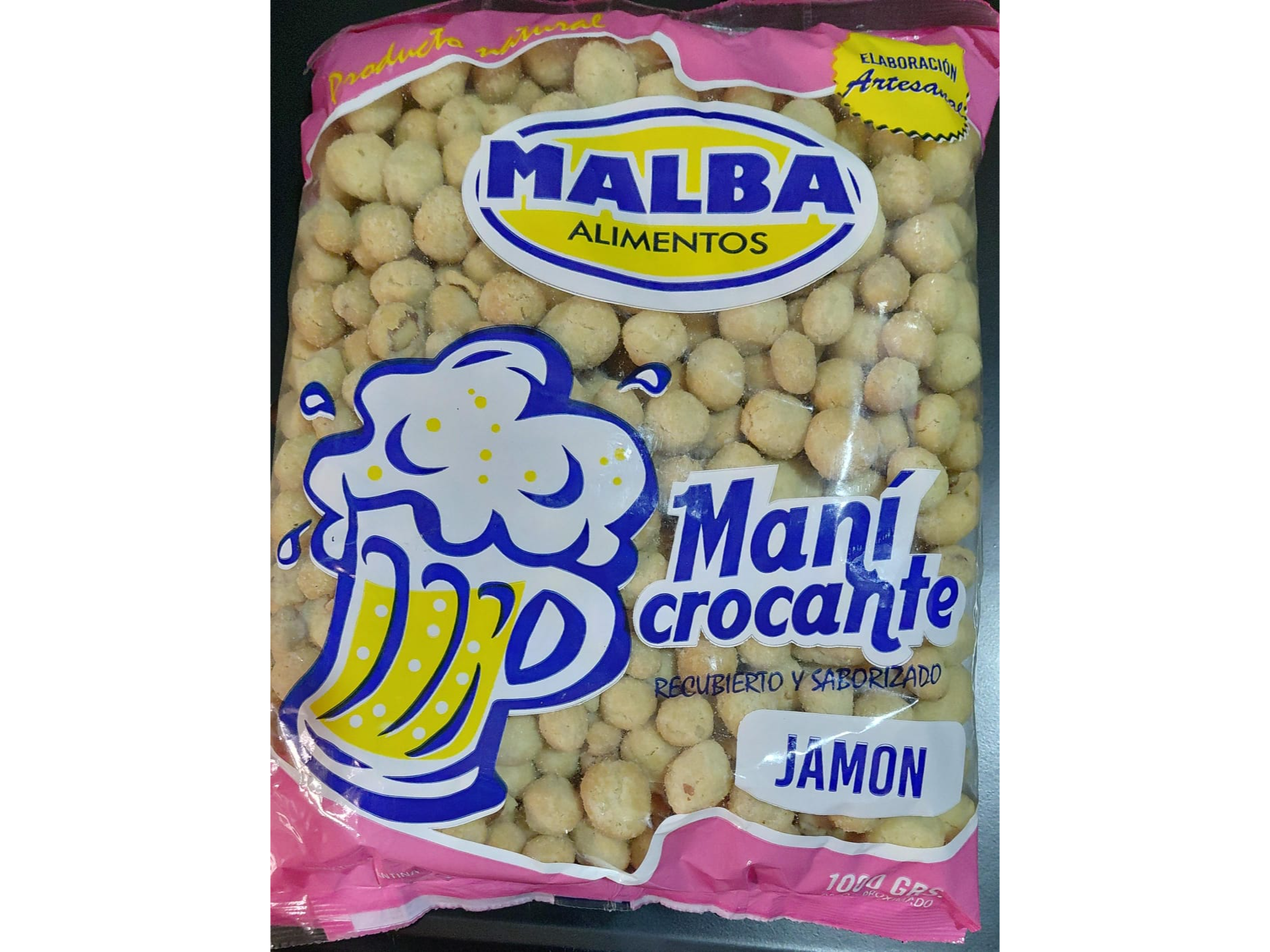 MANI SABORIZADO MALBA PIZZA X 1  KG