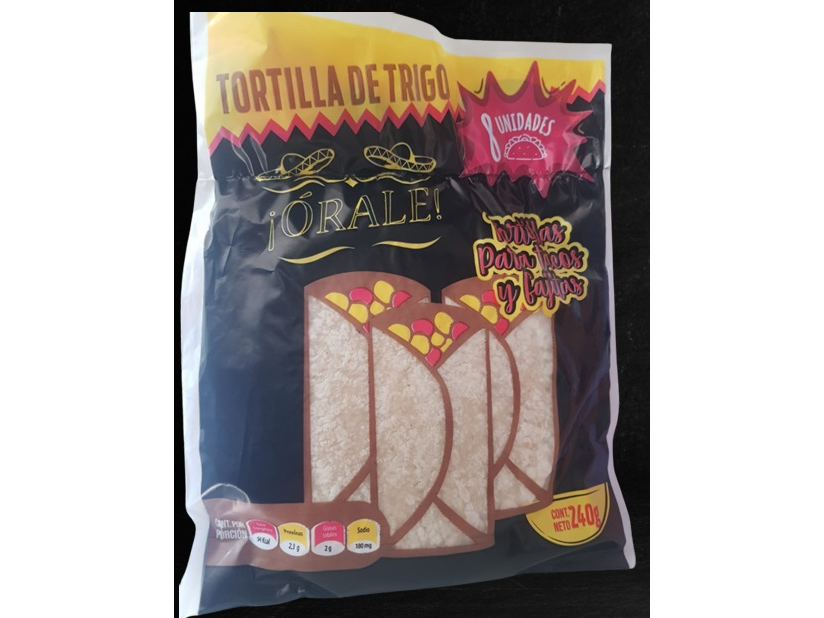 TORTILLAS X 8UN P/TACOS Y FAJITAS