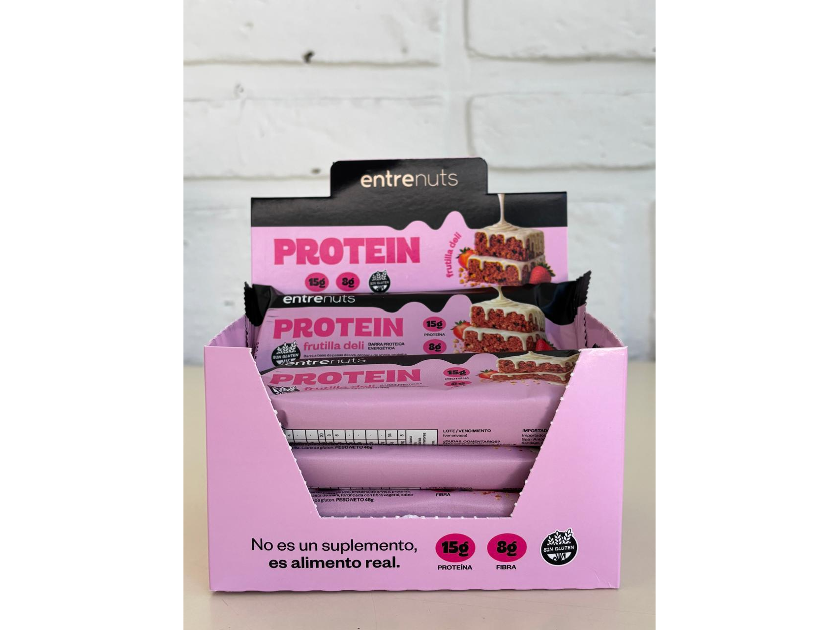 BARRITA PROTEICA FRUTILLA X10 UN