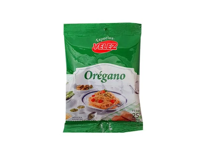 OREGANO VELEZ X 25 GRS SOBRE INDIVIDUAL
