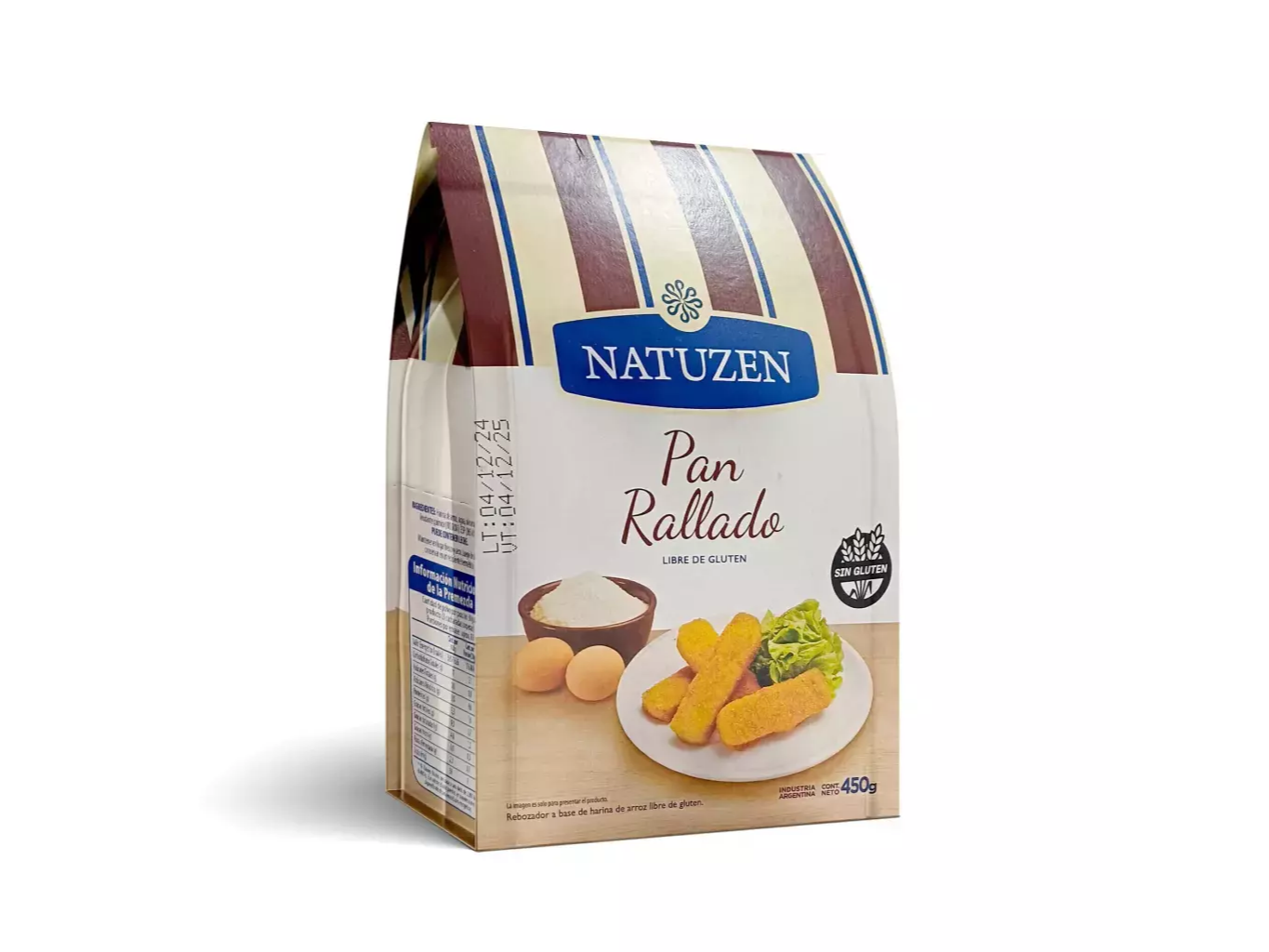 NATUZEN - PAN RALLADO SIN TACC x 450 grs