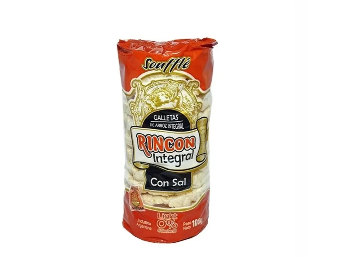 DISCO DE ARROZ C/SAL 100GR RINCON INTEGRAL