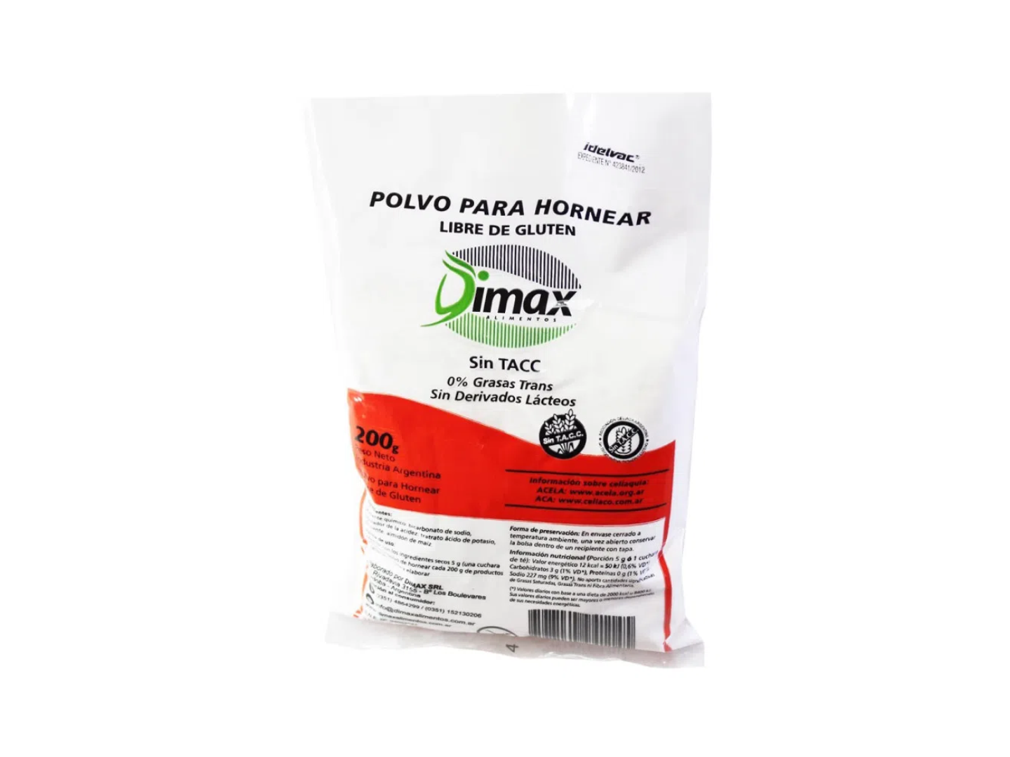 Dimax Polvo leudante x200grs
