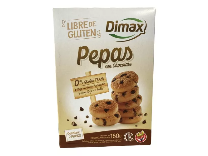 Dimax Pepas con Chocolate