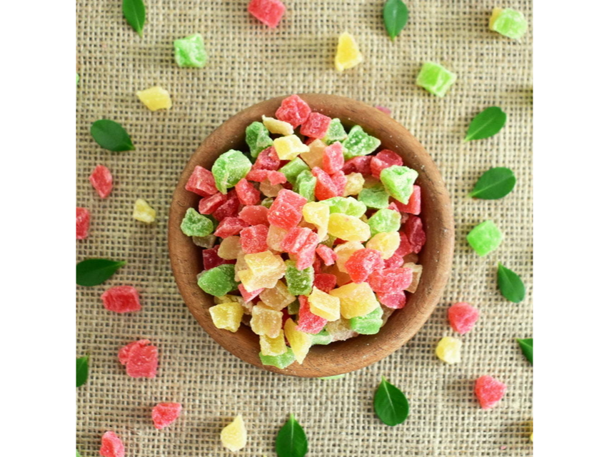 Anana Glaseado en cubos