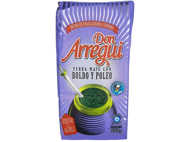 Yerba Mate Don Arregui Poleo y Boldo