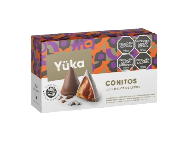 Yuka Conitos de dulce de leche