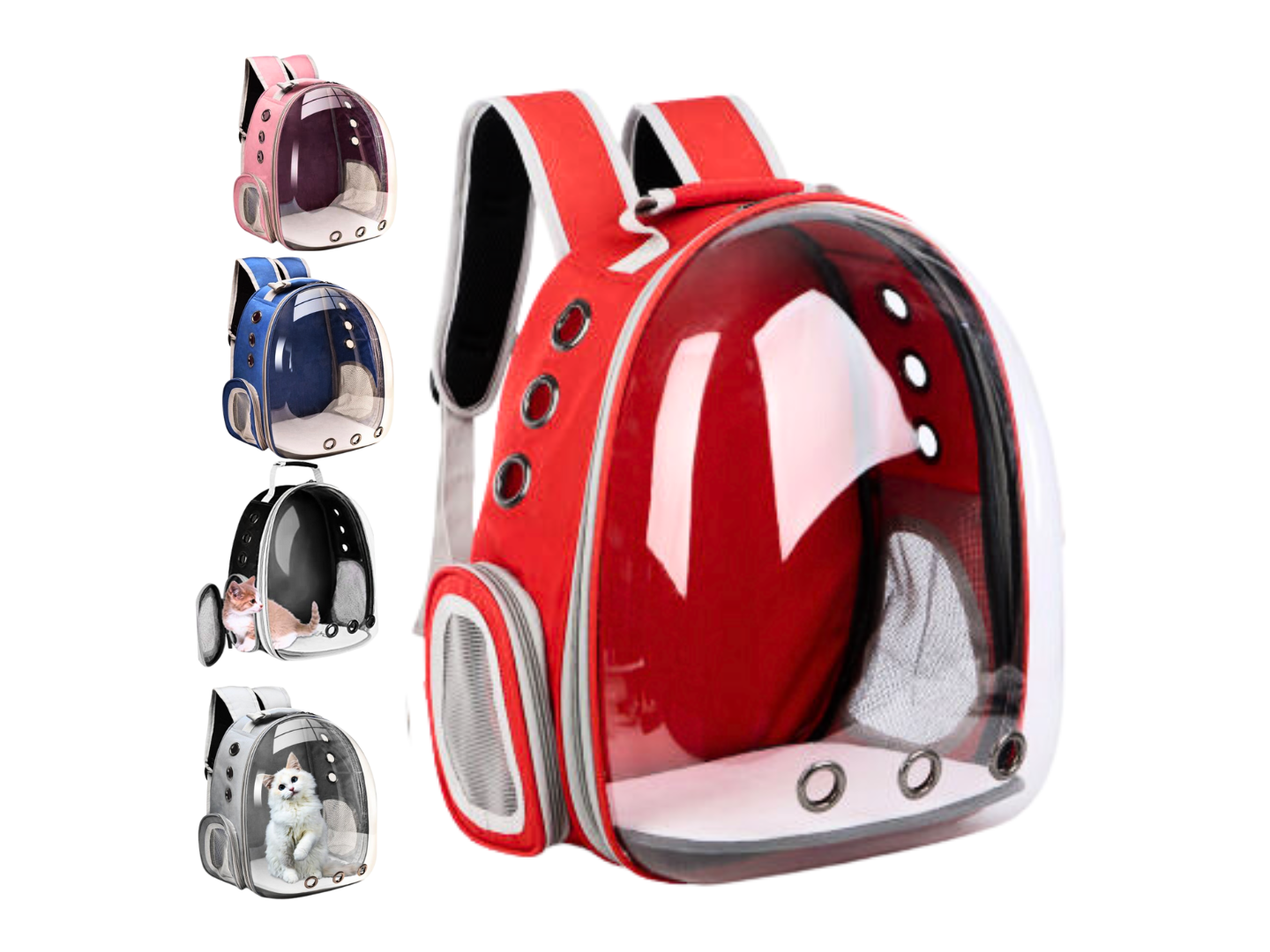 MOCHILA TRANSPARENTE COLORES