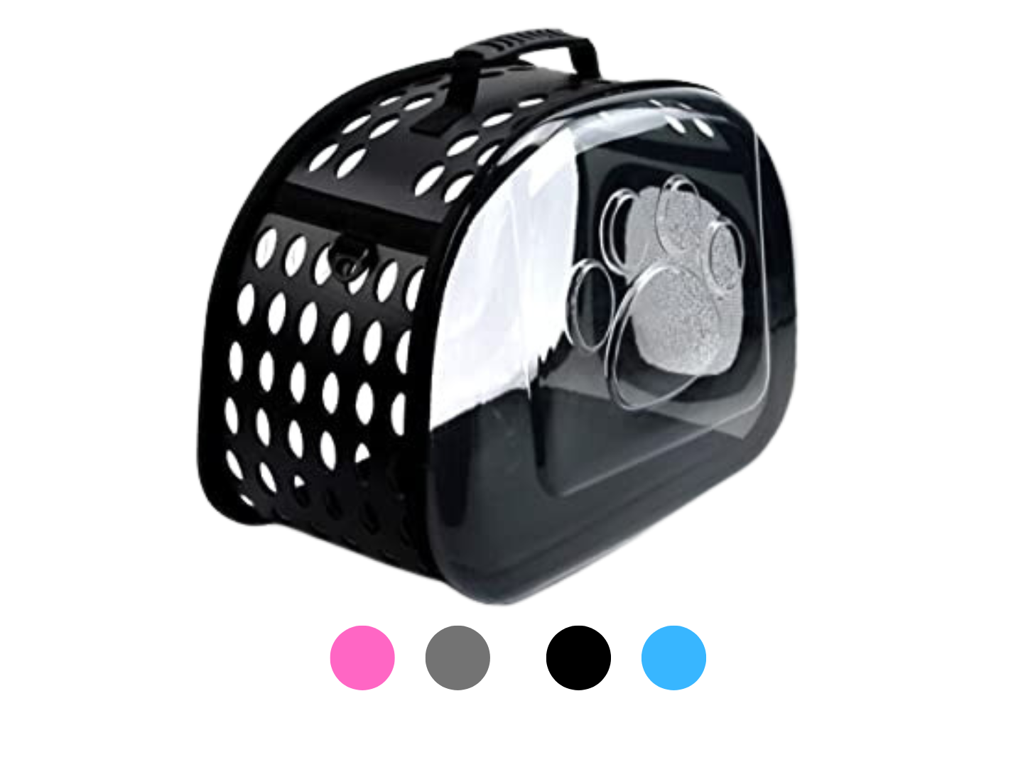 MALETA TRANSPORTADORA TRANSPARENTE COLORES