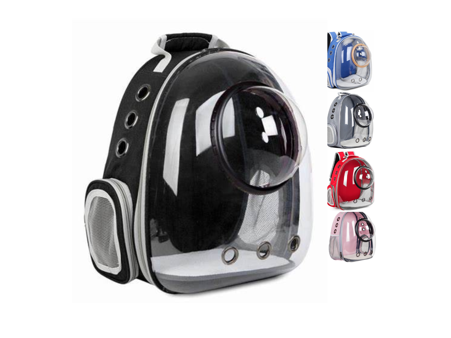 MOCHILA TRANSPARENTE CON BURBUJA