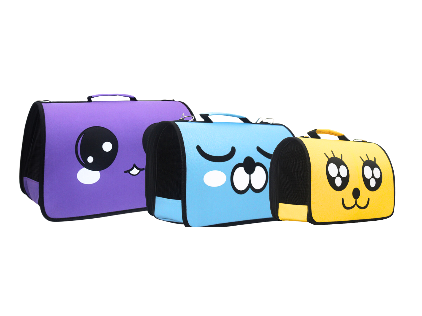 SET DE BOLSAS TRANSPORTADORAS EMOJI 3 TAMAÑOS