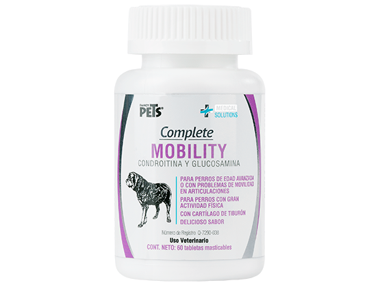 MS - TABLETAS MASTICABLES MOBILITY C/CONDROITINA Y GLUCOSAMINA 60 TABLETAS