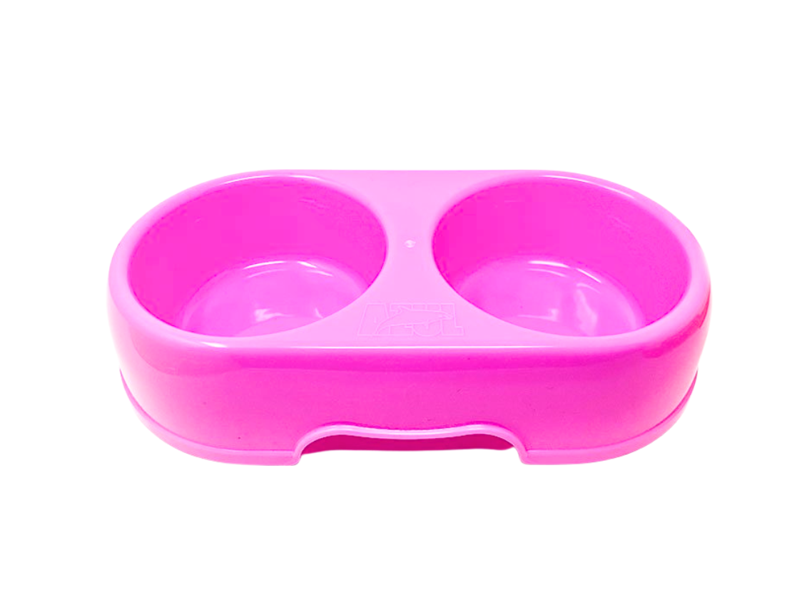 PLATO DOBLE PLASTICO COLORES