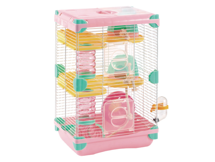 JAULA SUNNY HASMTER LAN IMPORTADA ROSA