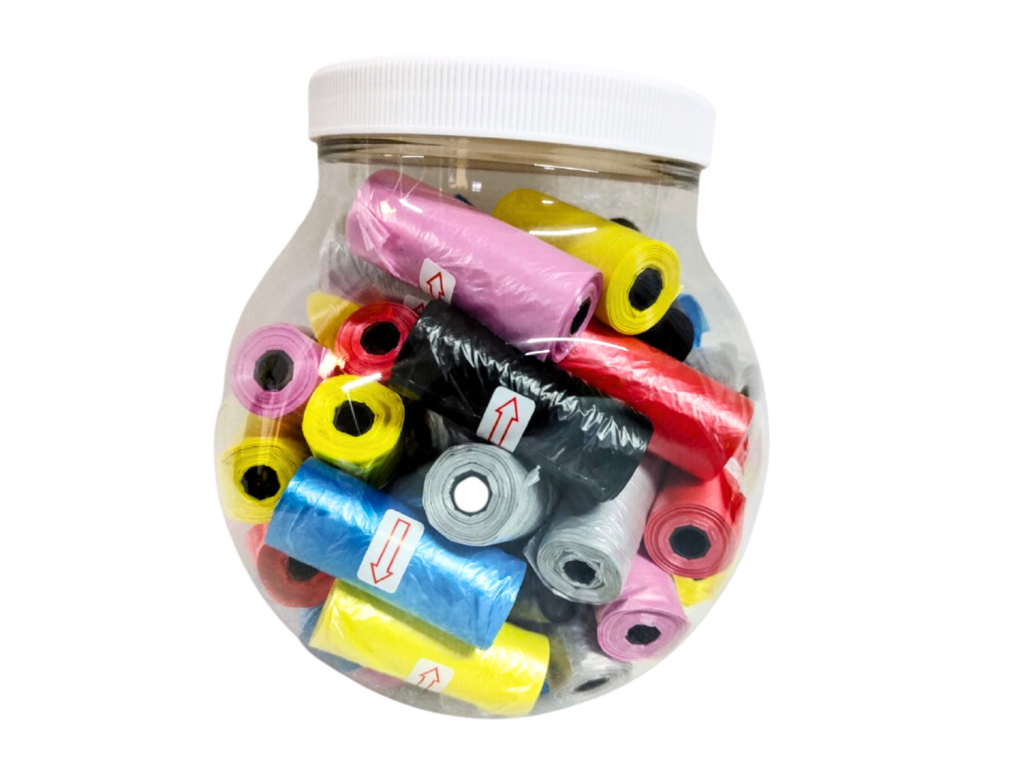 VITROLERO DE ROLLOS DE BOLSAS DE HECES 48 PZS