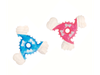CHEWY CHUMS HUESO DE NYLON Y CAUCHO TREBOL 11 CM