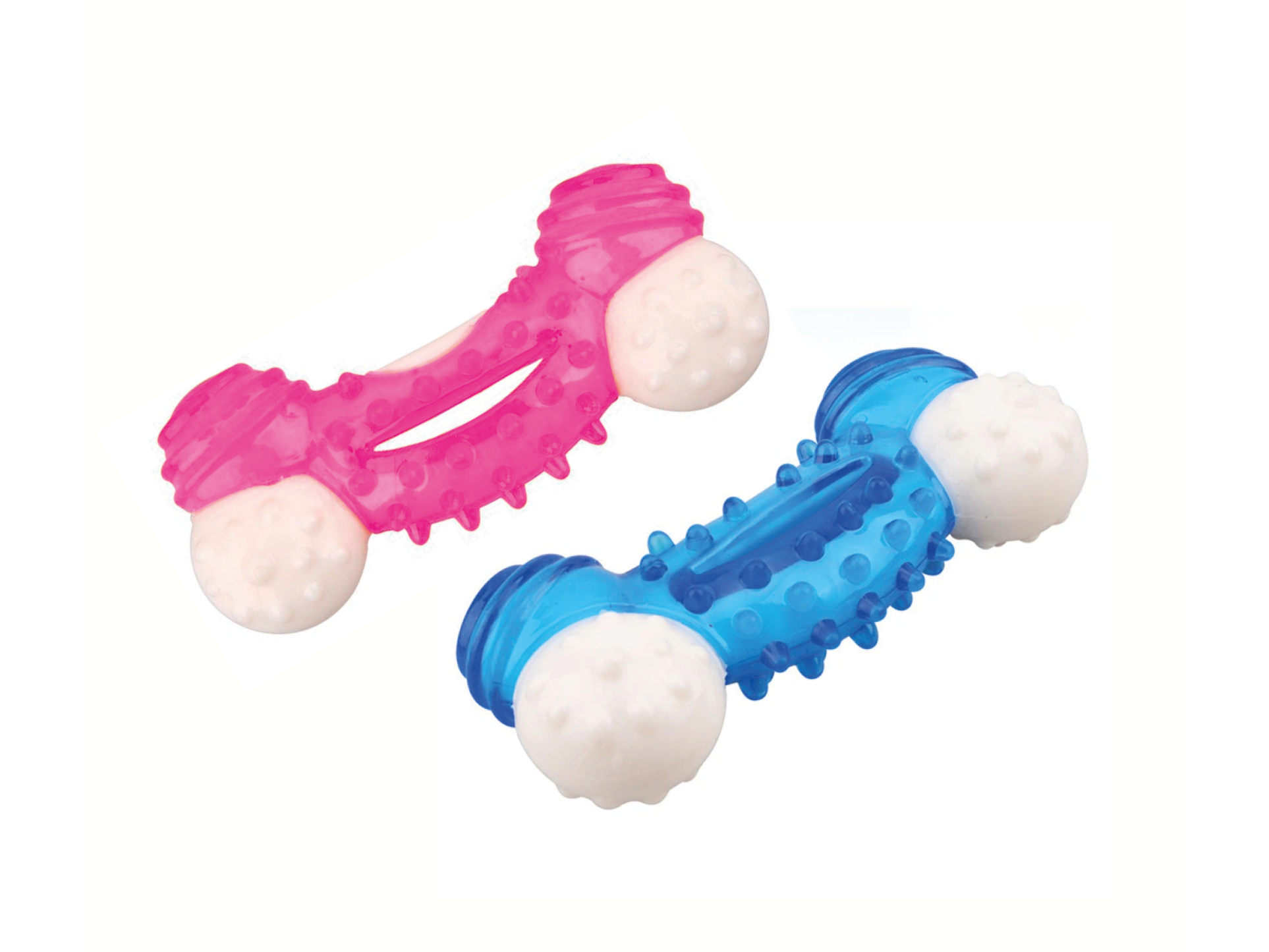 CHEWY CHUMS HUESO DE NYLON Y CAUCHO 13 CM