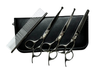 SET DE TIJERAS PROFESIONAL PLATEADAS 5 PZS