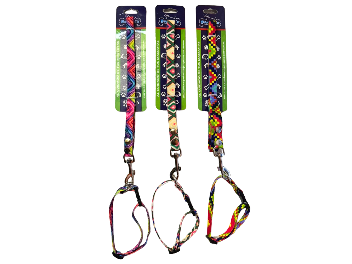 BON215 CORREA CON COLLAR 1/2" HUICHOL