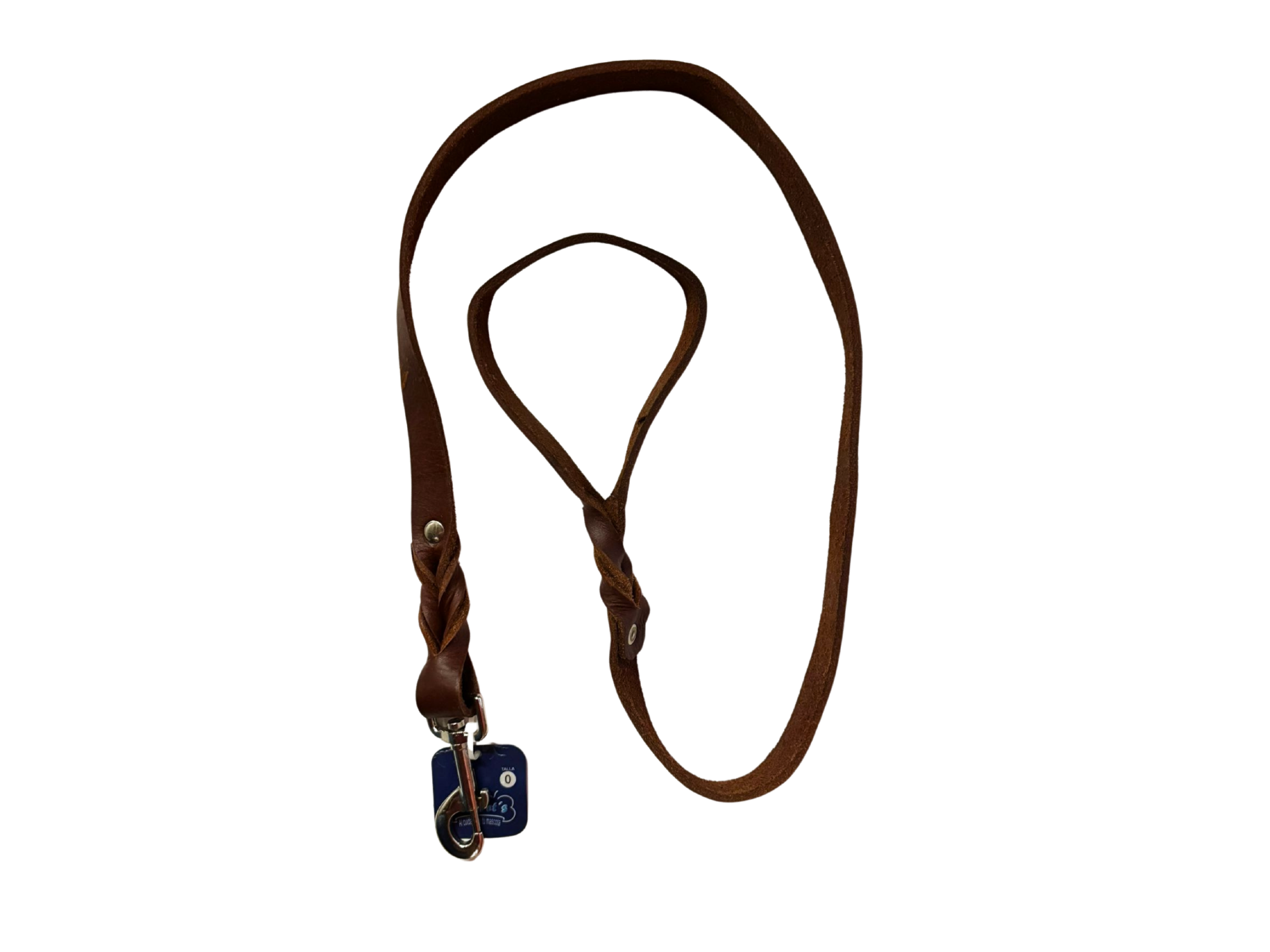 CORREA DE PIEL TRENZADA ACEITADA