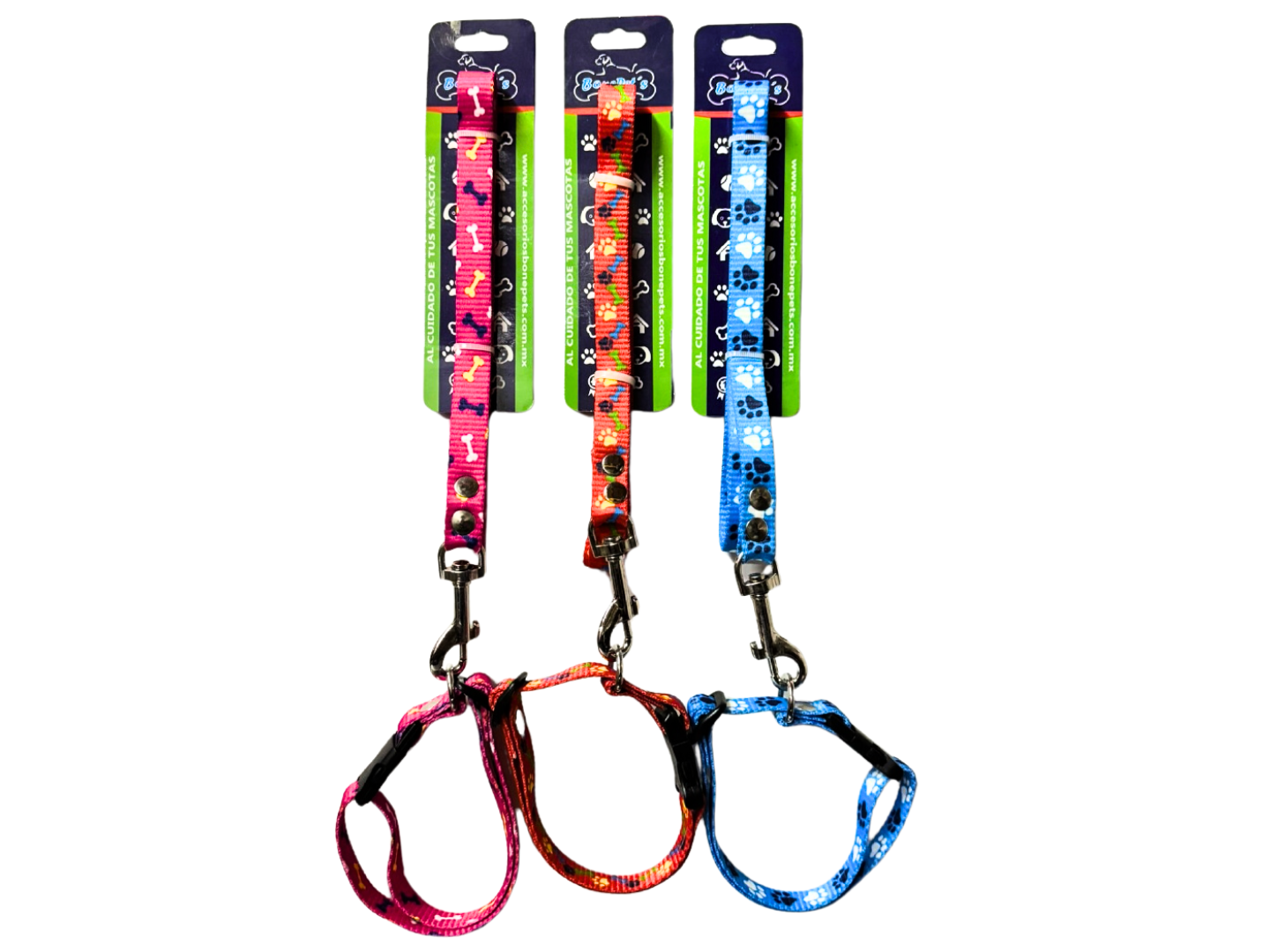 BON06 CORREA CON COLLAR 3/4" CINTA IMPORTADA