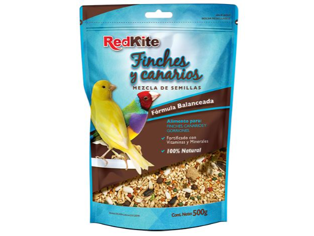 REDKITE MEZCLA P/CANARIOS Y FINCHES 500 GR