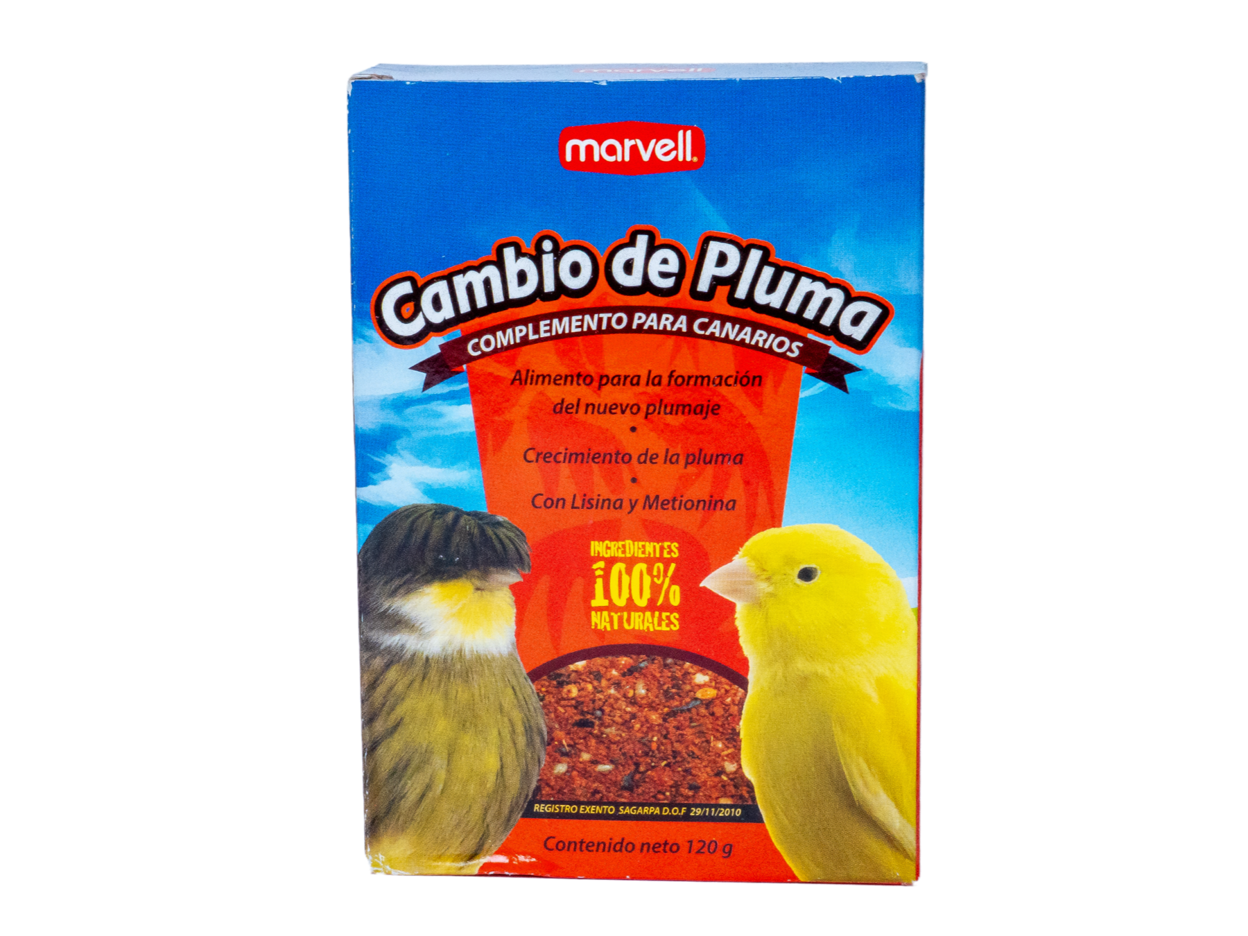 ALIMENTO COMPLEMENTO CAMBIO DE PLUMA 120 G